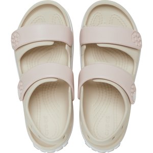 Παιδικά Σανδάλια Crocs Cruiser για Κορίτσια Beige/White (Μεγέθη 28-35)