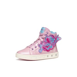 Παιδικά Παπούτσια Geox Skylin για Κορίτσια Pink Wings (Μεγέθη 25-32)