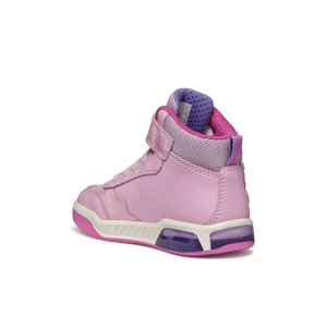 Παιδικά Παπούτσια Geox Inek για Κορίτσια Pink Unicorn (Μεγέθη 25-32)