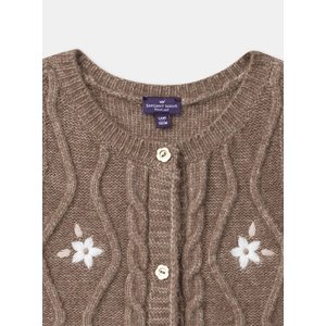 Παιδικό Γιλέκο για Κορίτσια Brown Flowers