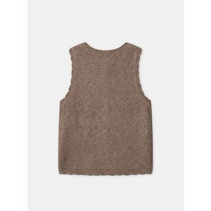 Παιδικό Γιλέκο για Κορίτσια Brown Flowers