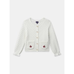 Παιδική Ζακέτα για Κορίτσια Cottage White