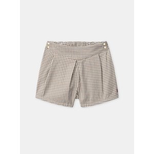 Παιδικό Σορτς για Κορίτσια Chequered Beige