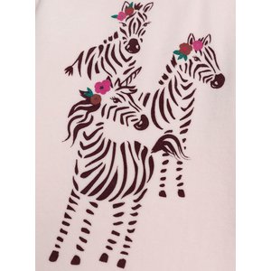 Σετ Παιδικές Πιτζάμες για Κορίτσια Flower Zebras