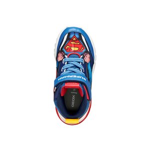 Παιδικά Παπούτσια Geox Ciberdron για Αγόρια Superman High Blue (Μεγέθη 25-33)