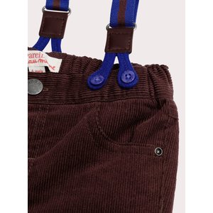 Βρεφικό Παντελόνι για Αγόρια Brown/Navy Corduroy