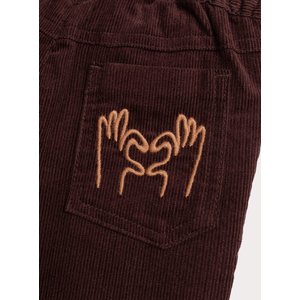 Βρεφικό Παντελόνι για Αγόρια Brown/Navy Corduroy