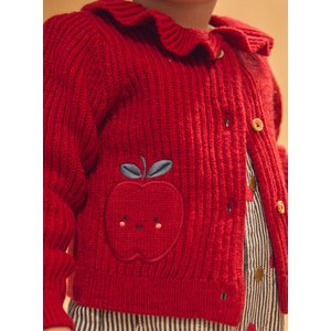 Βρεφική Ζακέτα για Κορίτσια Red Apples