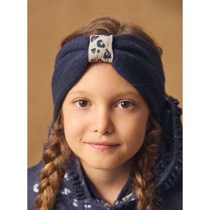 Παιδική Κορδέλα για Κορίτσια Navy Leopard
