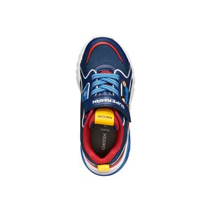 Παιδικά Παπούτσια Geox Ciberdron για Αγόρια Superman Low Blue (Μεγέθη 25-33)