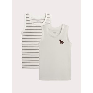 Σετ Παιδικά Φανελάκια για Αγόρια Stripped Cheetah 2τμχ