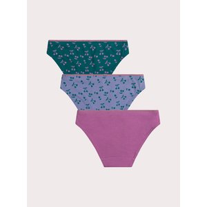 Σετ Παιδικά Εσώρουχα για Κορίτσια Dark Cherries 3 τμχ