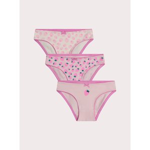 Σετ Παιδικά Εσώρουχα για Κορίτσια Creme Strawberries 3 τμχ