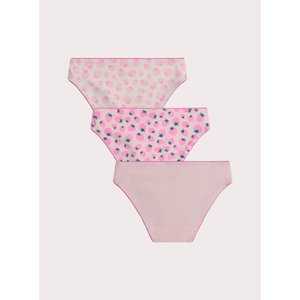 Σετ Παιδικά Εσώρουχα για Κορίτσια Creme Strawberries 3 τμχ