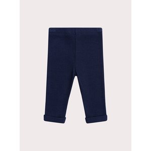 Βρεφικό Κολάν για Κορίτσια Navy Ribbed