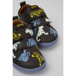 Βρεφικά Παπούτσια Camper Twins για Αγόρια Navy Animals (Μεγέθη 21-26)