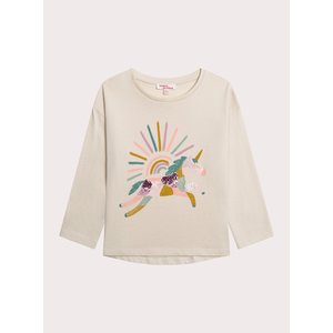 Παιδική Μπλούζα για Κορίτσια Ecru Unicorn