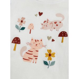 Βρεφική Μπλούζα για Κορίτσια White Kittens