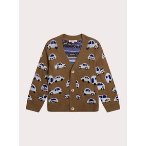 Παιδική Ζακέτα για Αγόρια Brown Cars