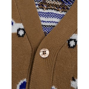 Παιδική Ζακέτα για Αγόρια Brown Cars