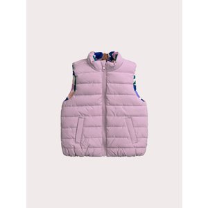 Παιδικό Αμάνικο Μπουφάν για Κορίτσια Lilac Floral - 2 σε 1