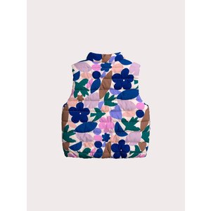 Παιδικό Αμάνικο Μπουφάν για Κορίτσια Lilac Floral - 2 σε 1