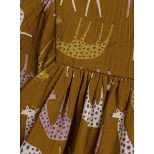 Παιδικό Φόρεμα για Κορίτσια Brown Giraffes