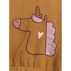 Παιδικό Φούτερ για Κορίτσια Mustard Unicorn