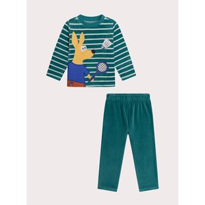Σετ Παιδικές Πιτζάμες για Αγόρια Green Badminton
