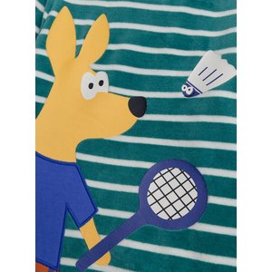 Σετ Παιδικές Πιτζάμες για Αγόρια Green Badminton