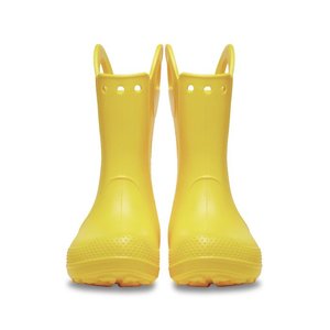 Παιδικές Γαλότσες Crocs Handle Rain K-Yellow (Μεγέθη 28-34)