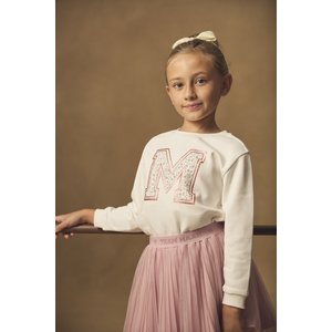 Παιδικό Φούτερ για Κορίτσια White Major