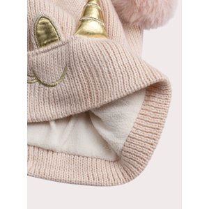 Παιδικός Σκούφος για Κορίτσια Pink Unicorn