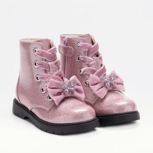 Παιδικά Μποτάκια Lelli Kelly για Κορίτσια Pink Bows (Μεγέθη 26-35)