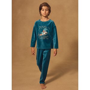 Σετ Παιδικές Πιτζάμες για Αγόρια Petrol Dinocosmic