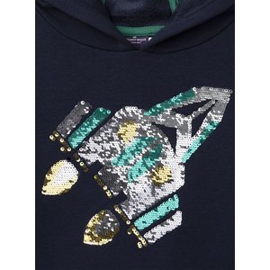 Παιδικό Φούτερ για Αγόρια Navy Spacecraft