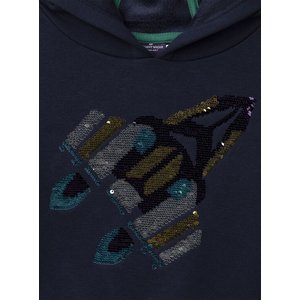 Παιδικό Φούτερ για Αγόρια Navy Spacecraft