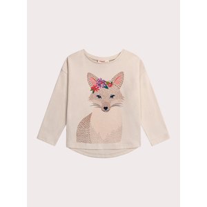 Παιδική Μπλούζα για Κορίτσια Creme Fox