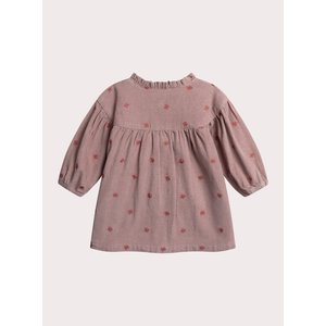 Βρεφικό Φόρεμα για Κορίτσια Dusty Pink Flowers