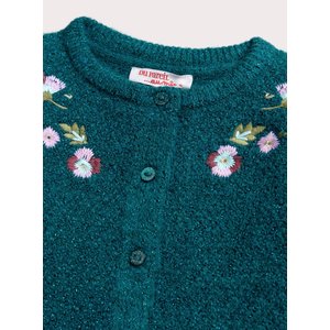 Βρεφική Ζακέτα για Κορίτσια Petrol Flowers