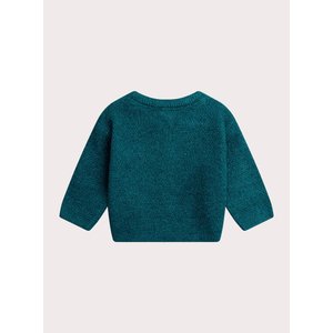 Βρεφική Ζακέτα για Κορίτσια Petrol Flowers