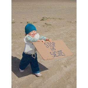 Βρεφικό Παντελόνι για Κορίτσια Dark Wide Leg