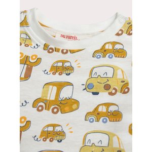 Βρεφική Μπλούζα για Αγόρια Yellow Cars - 2 σε 1