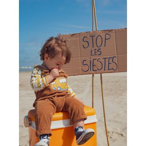 Βρεφική Μπλούζα για Αγόρια Yellow Cars - 2 σε 1