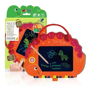 Παιδικό Τάμπλετ Ζωγραφικής LCD Avenir Let's Travel Magic Doodle Tablet Dinosaur