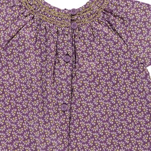 Βρεφική Μπλούζα για Κορίτσια Purple Daisies
