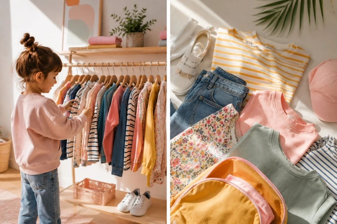 capsule wardrobe για παιδιά